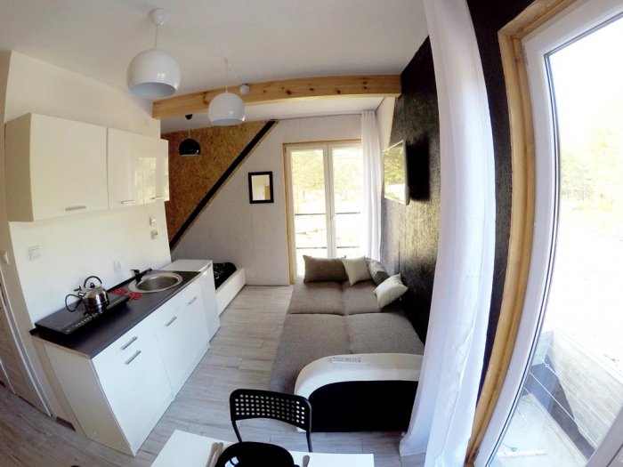 Hotel hel noclegiStudio czteroosobowe małe.