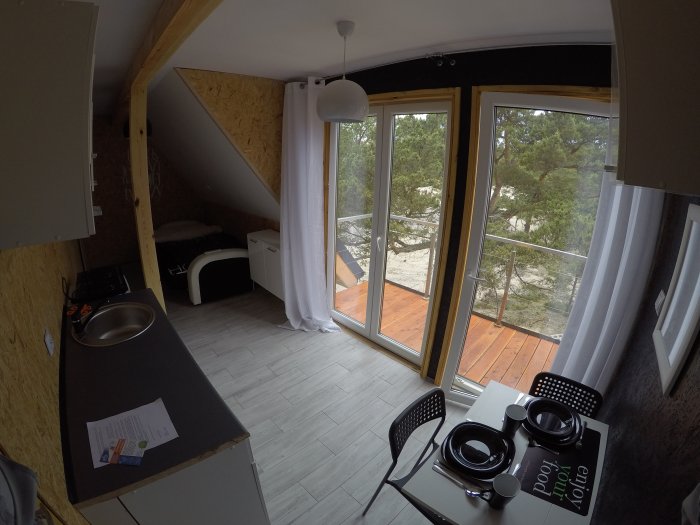 Hotel hel noclegiStudio dwuosobowe z balkonem. 