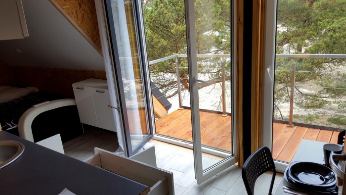 Hotel hel noclegiStudio dwuosobowe z balkonem. 