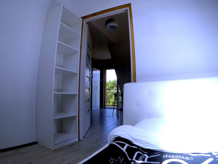 Hotel hel noclegiApartament czteroosobowy z dużym tarasem i oddzielną sypialnią