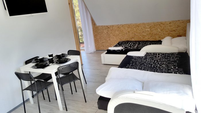 Hotel hel noclegiApartament czteroosobowy studio z balkonem